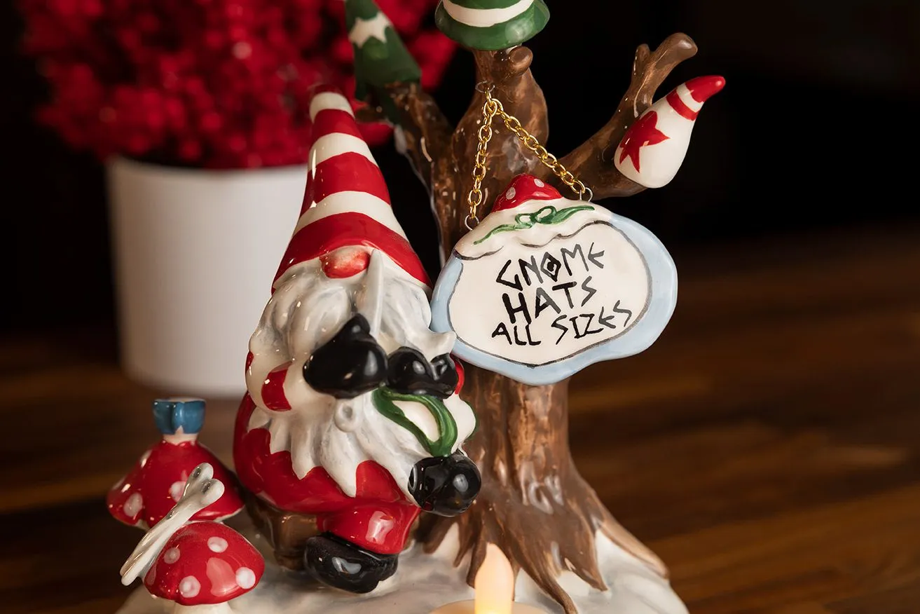 Gnome Hats All Sizes Tealight Holder