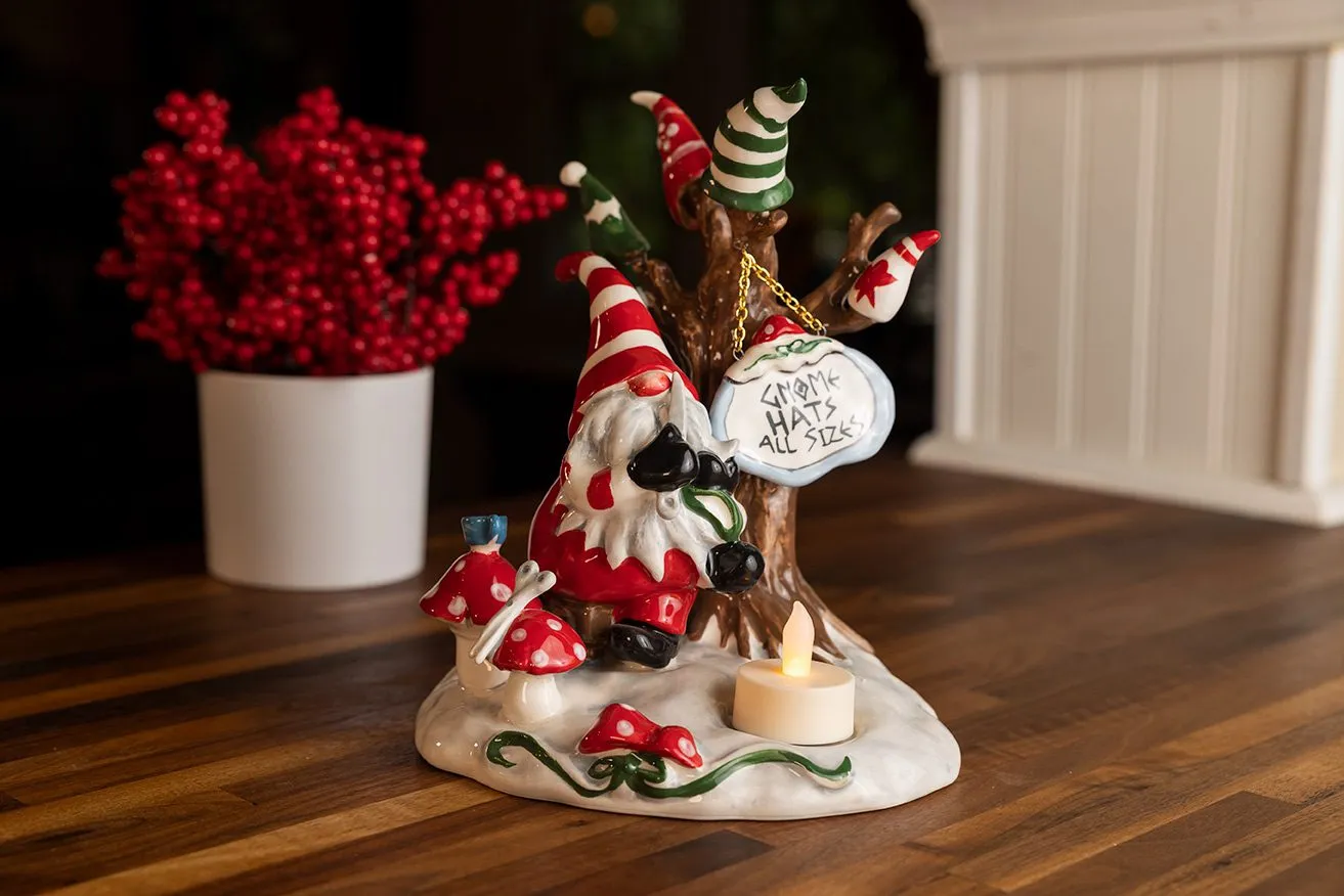 Gnome Hats All Sizes Tealight Holder