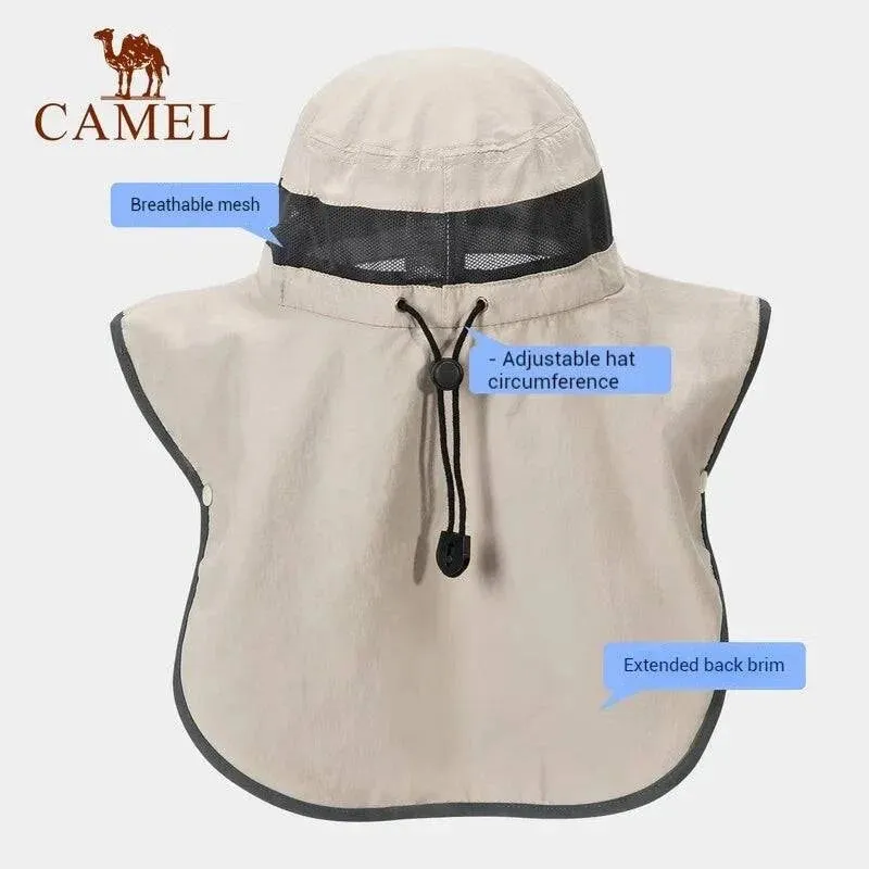 GOLDEN CAMEL Hats UV Protection All-in-One Wraparound Sun Protection Hat, Ideal for Hiking, Travel & Outdoor Adventures