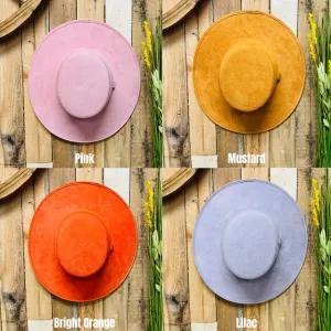 Golf Plain Velvet Hat-  Fall Hat