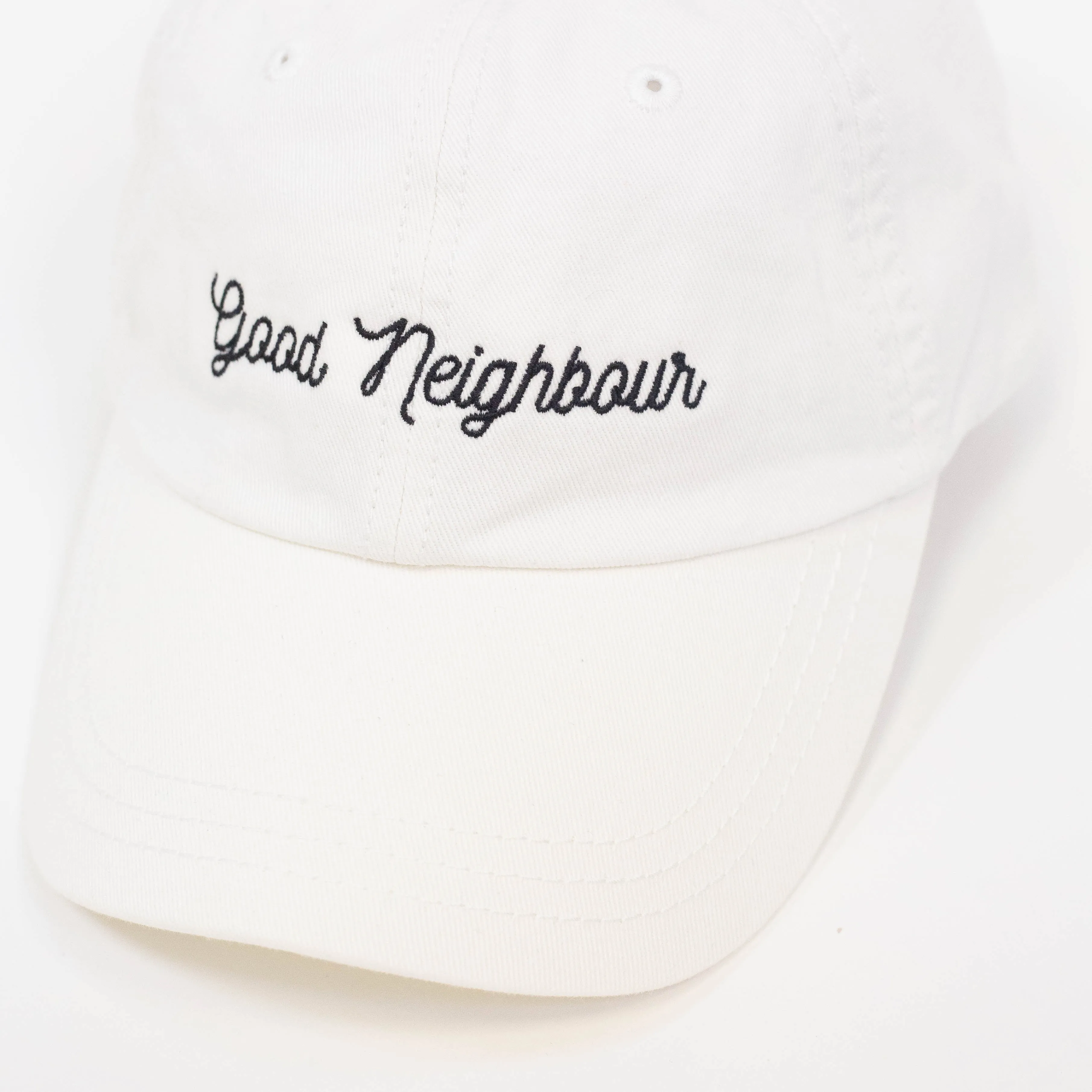 Good Neighbour Dad Hat (White)