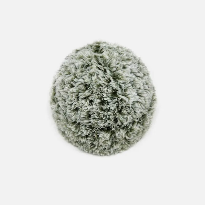 Gradient Color Faux Fur Knit Beanie Hat