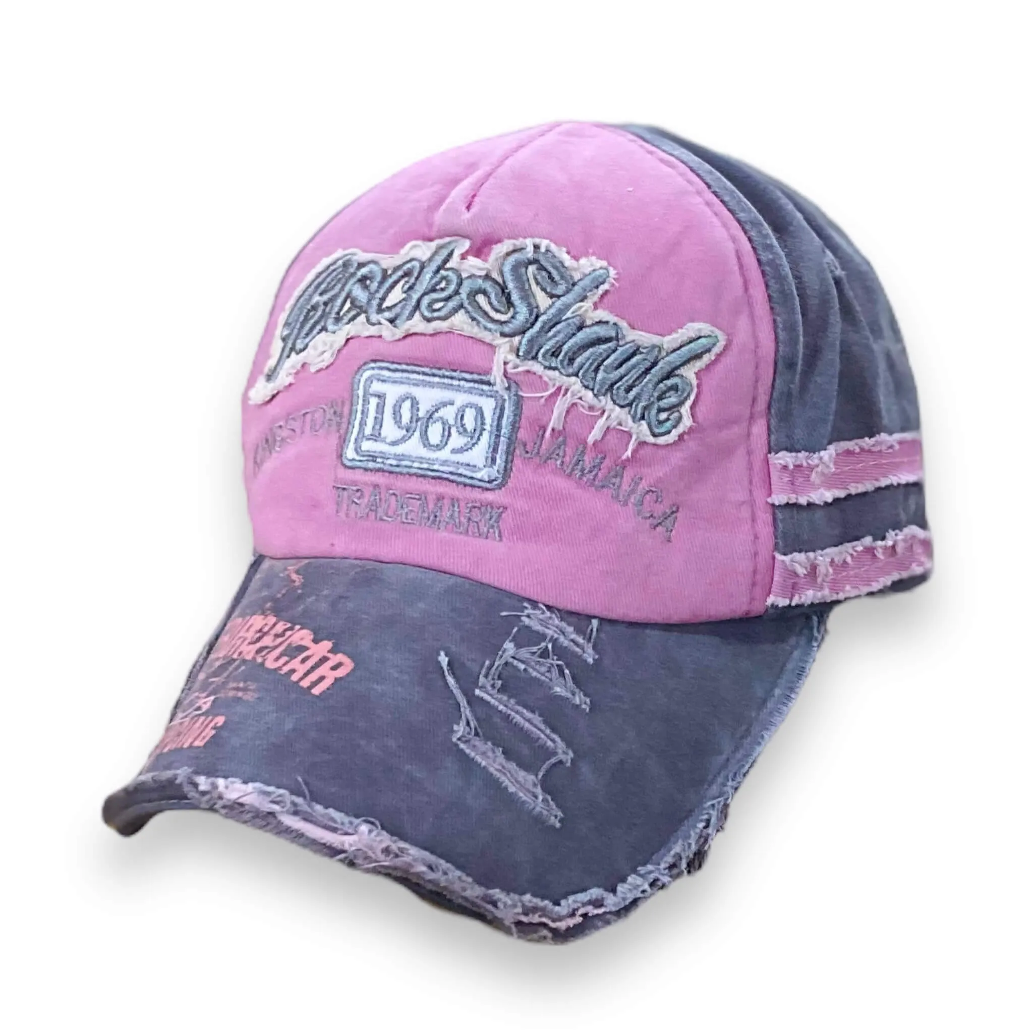 Graphic Distressed Baseball Caps