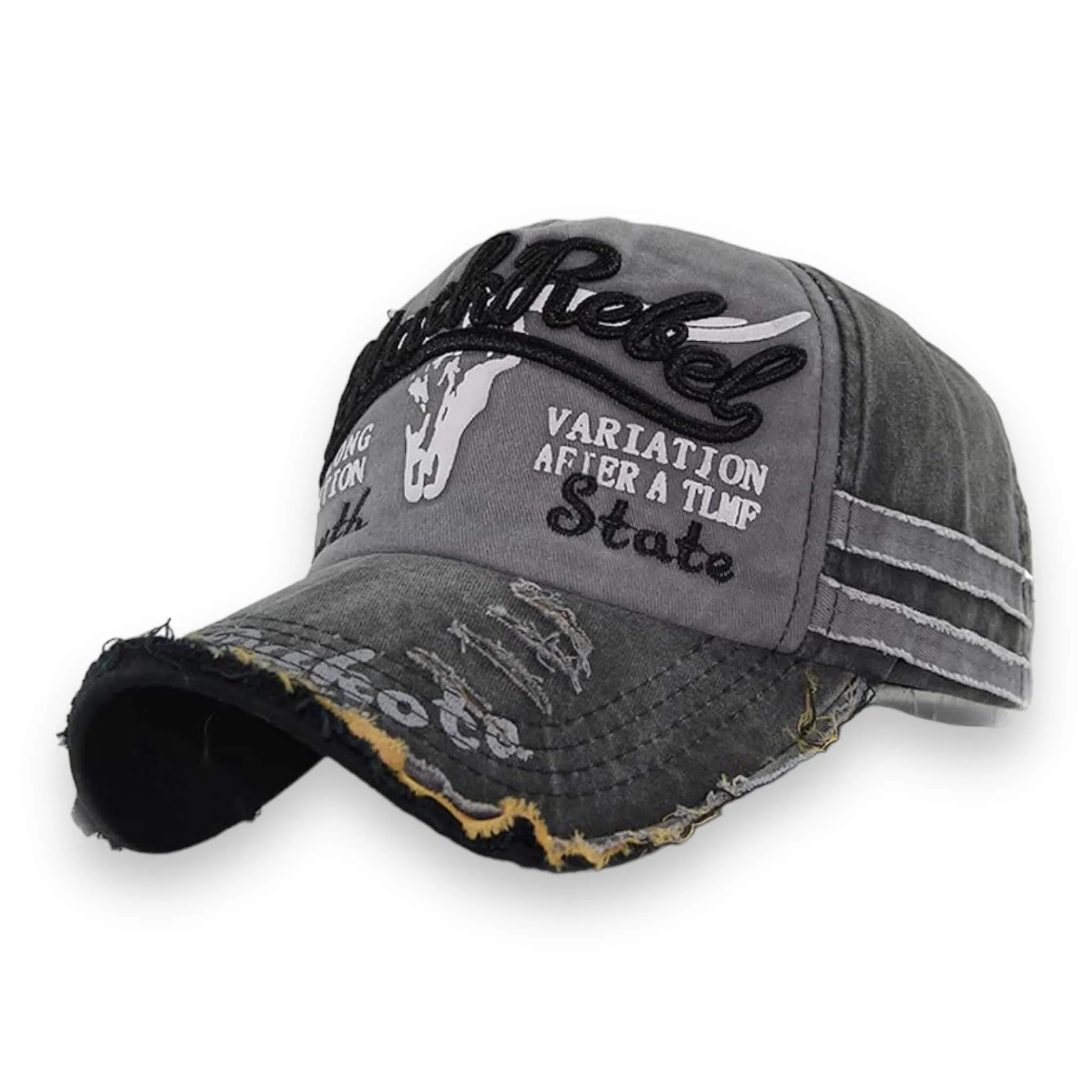 Graphic Distressed Baseball Caps