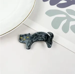 Gray Cat Hair Clip