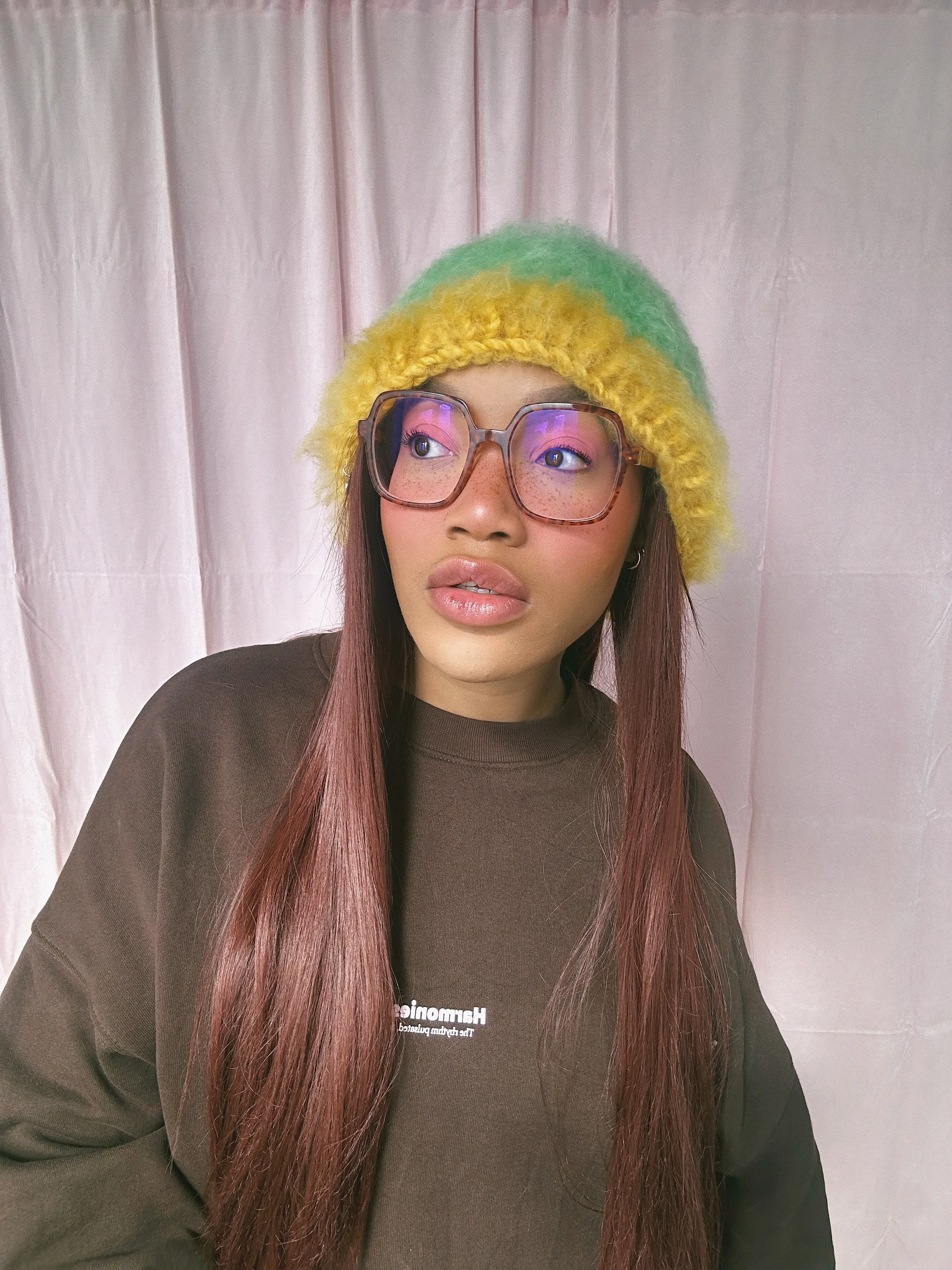 Green and Yellow Hat