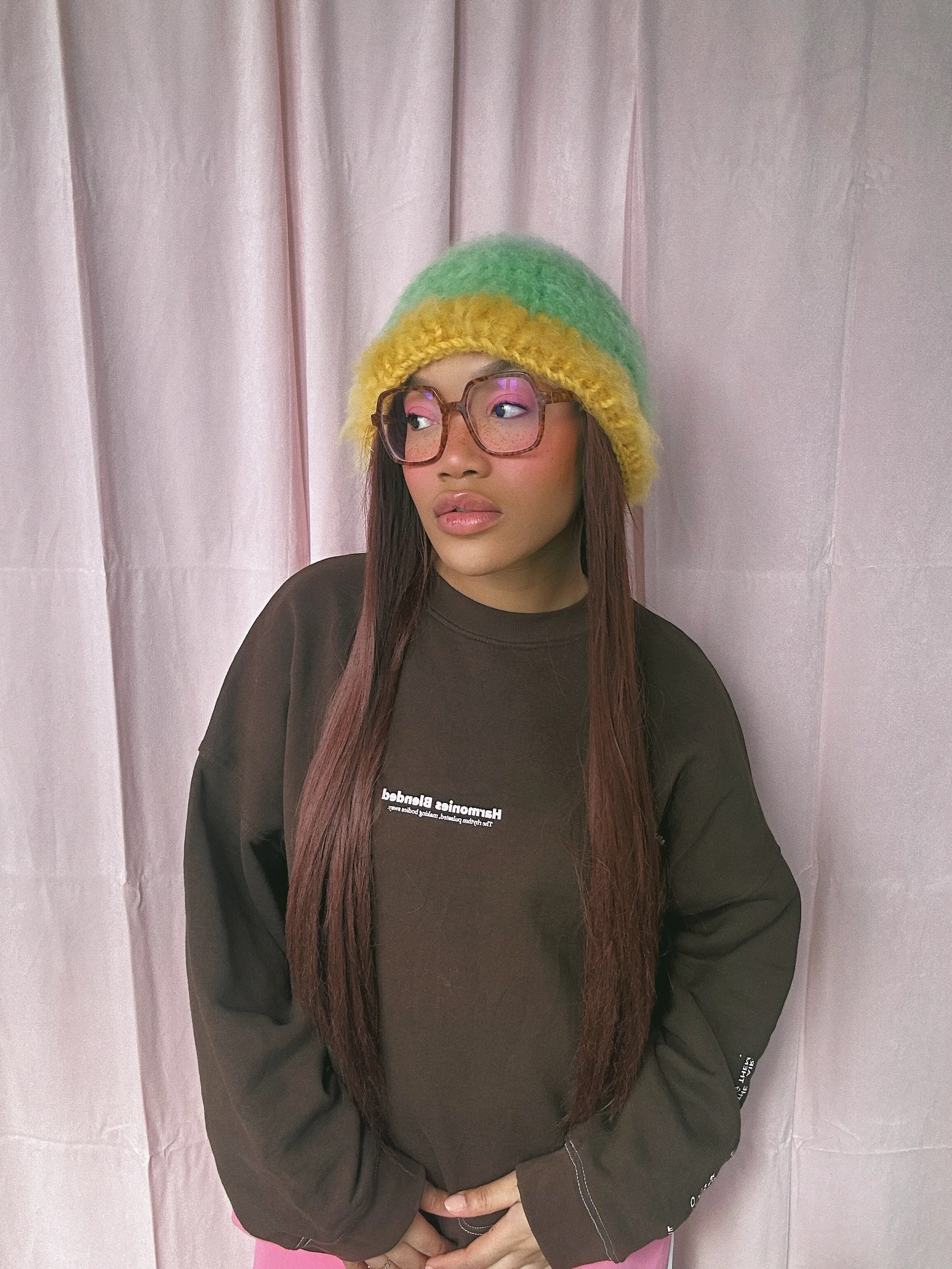 Green and Yellow Hat