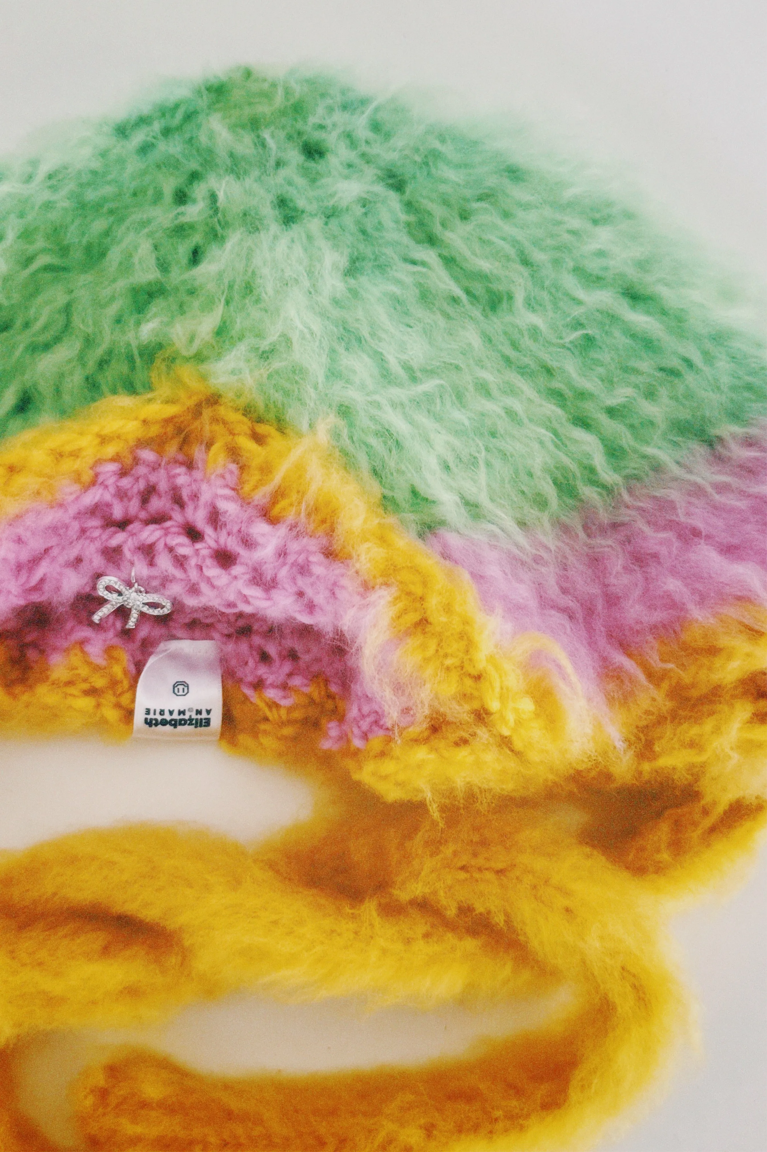 Green, Pink and Yellow Floppy Bonnet