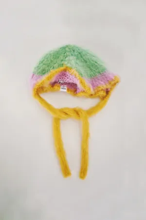 Green, Pink and Yellow Floppy Bonnet