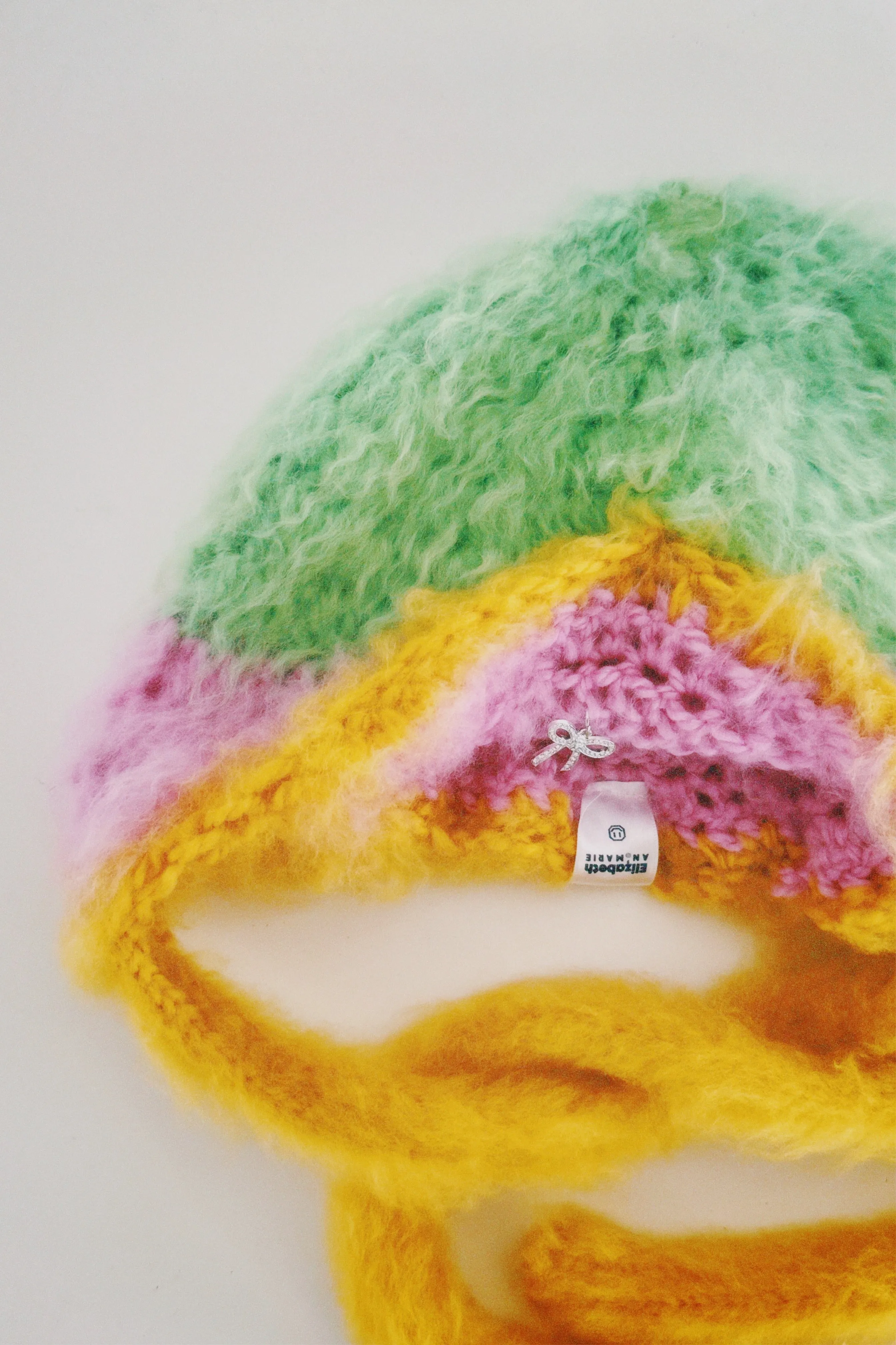 Green, Pink and Yellow Floppy Bonnet