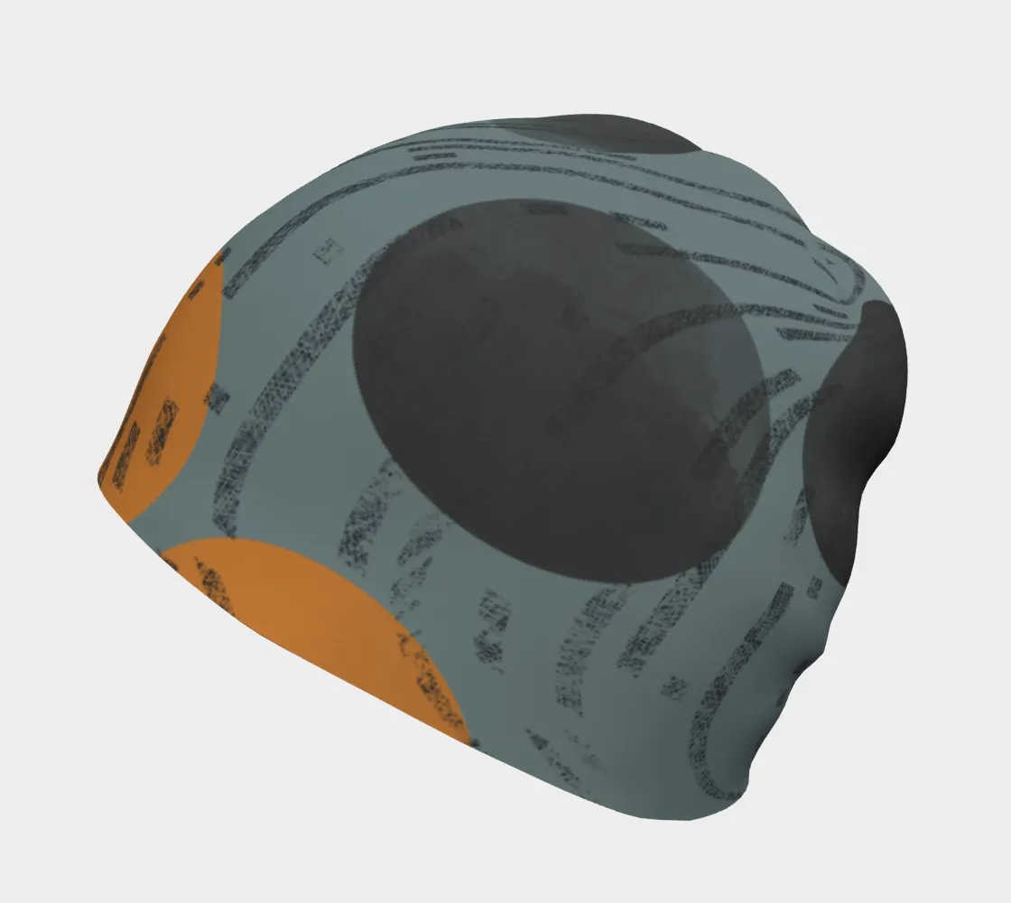 Grey Beanie for Men - Orange Movement