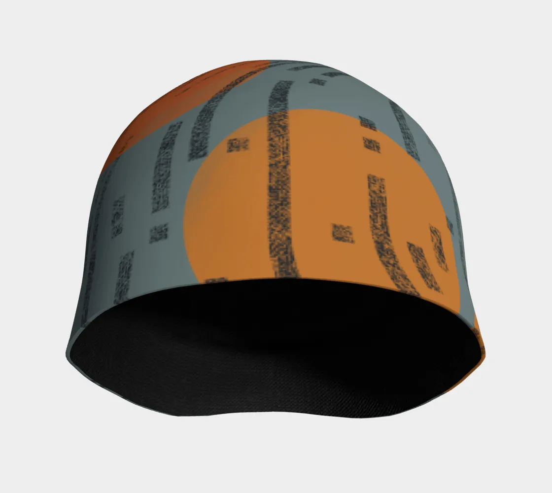 Grey Beanie for Men - Orange Movement