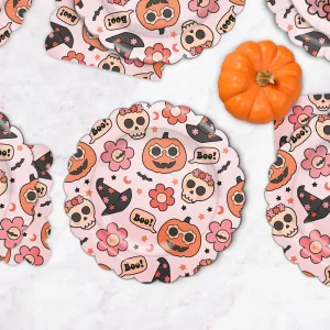 Groovy Halloween Plates