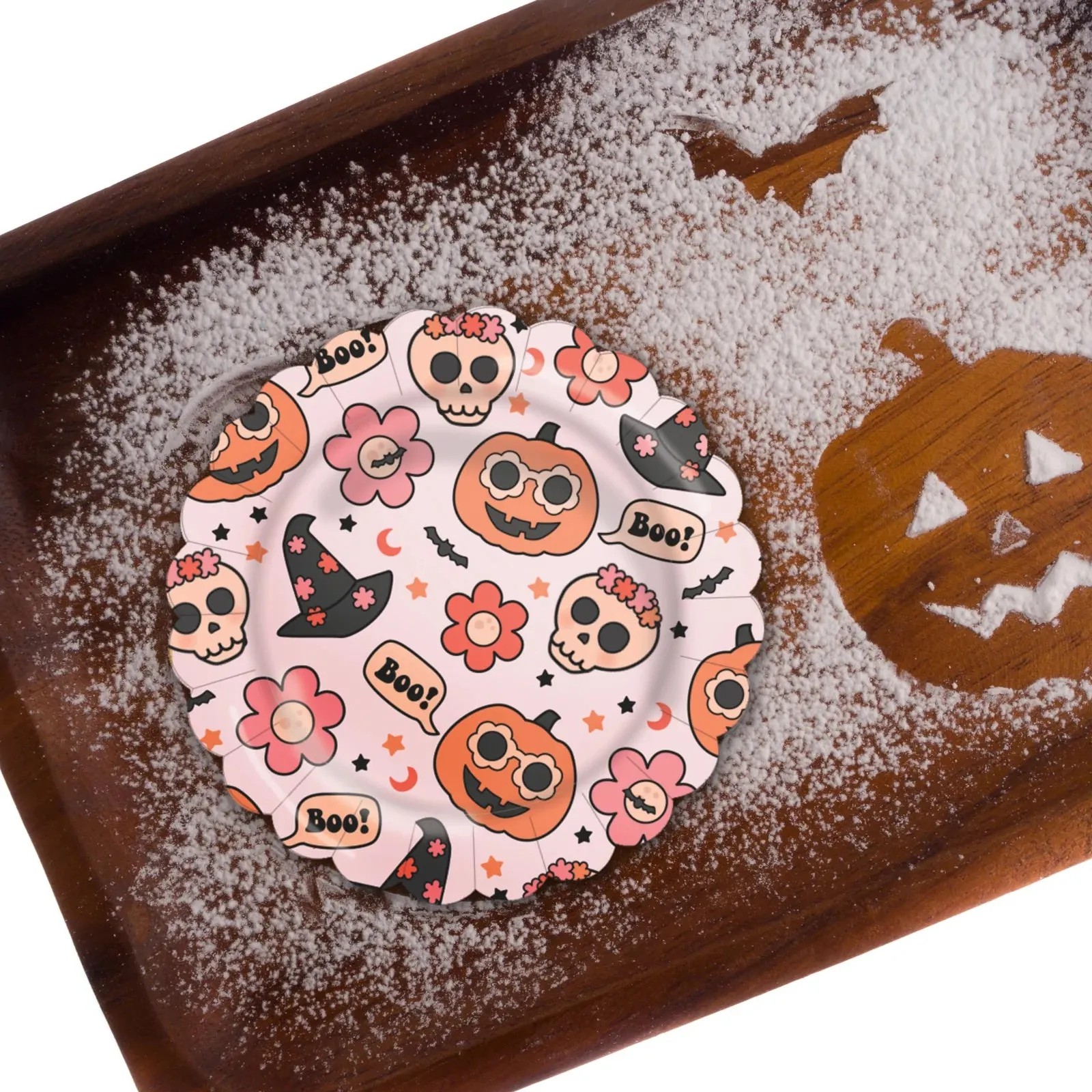 Groovy Halloween Plates