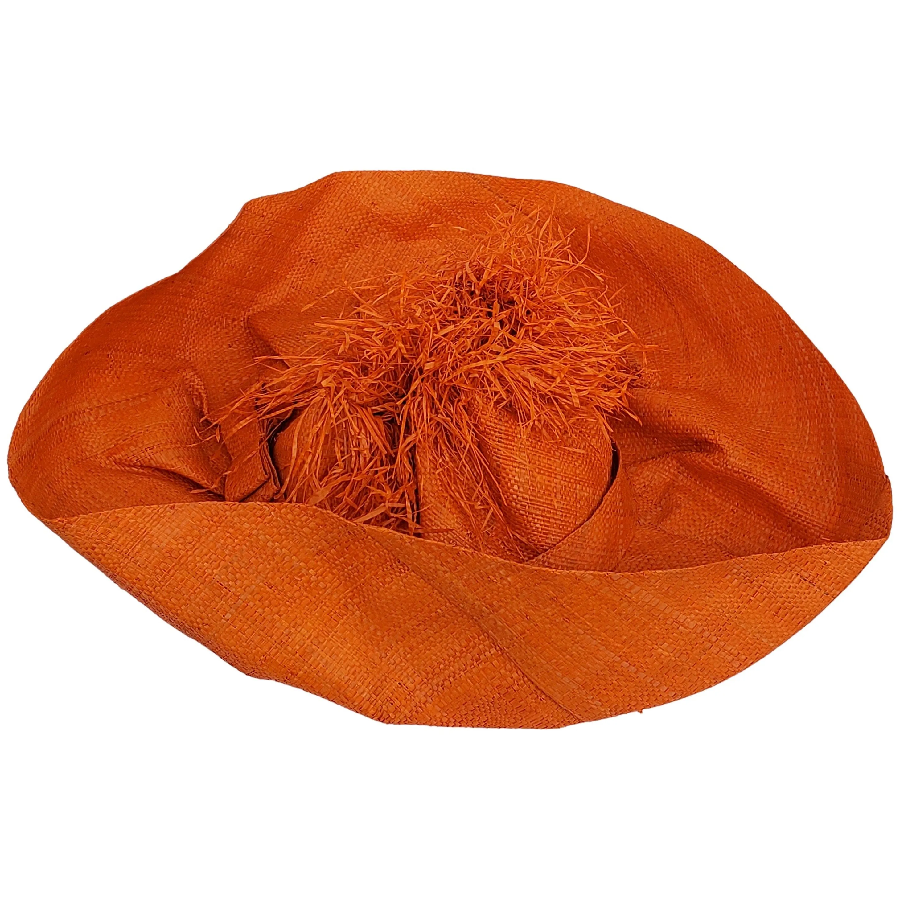 Hadiza: Madagascar Big Brim Crown Out Raffia Sun Hat