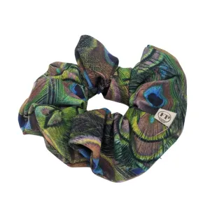 Hair Scrunchie in Peacock
