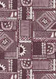 Hannah Skirt - Vintage Patchwork Wine