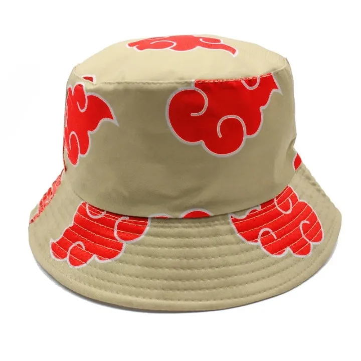 Harajuku Red Clouds Bucket Hat