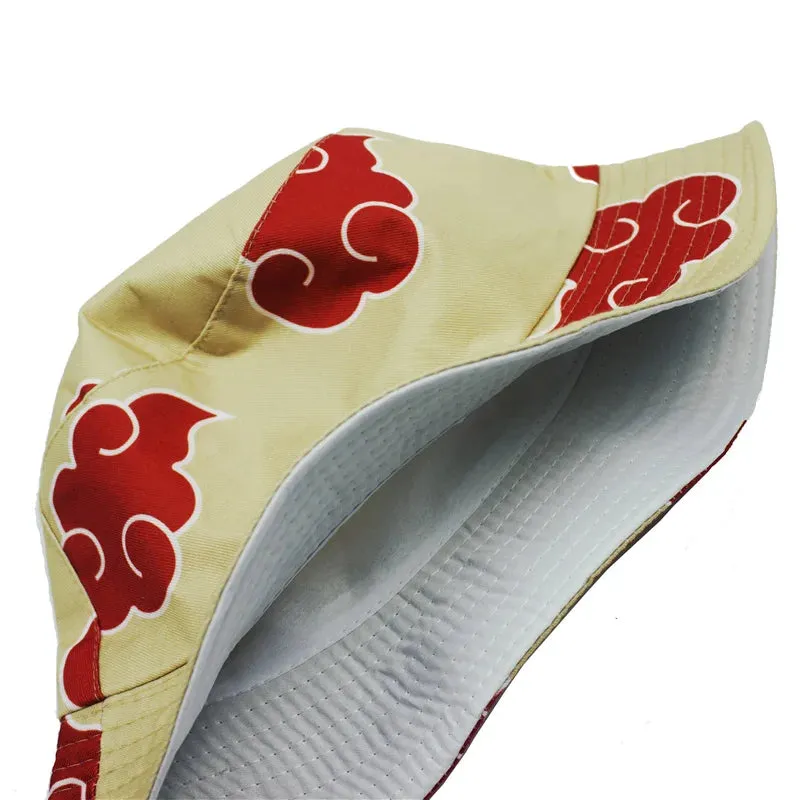 Harajuku Red Clouds Bucket Hat