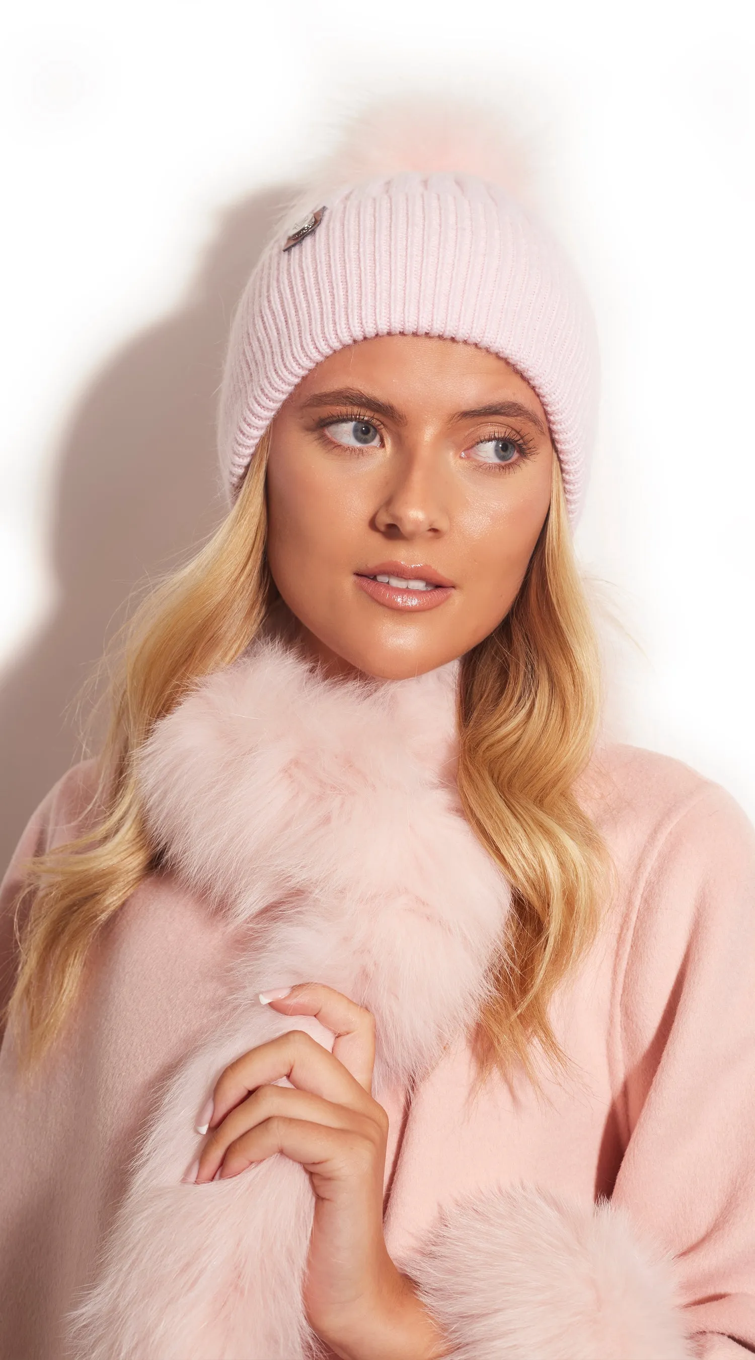 Harley Pom Pom Hat - Pink
