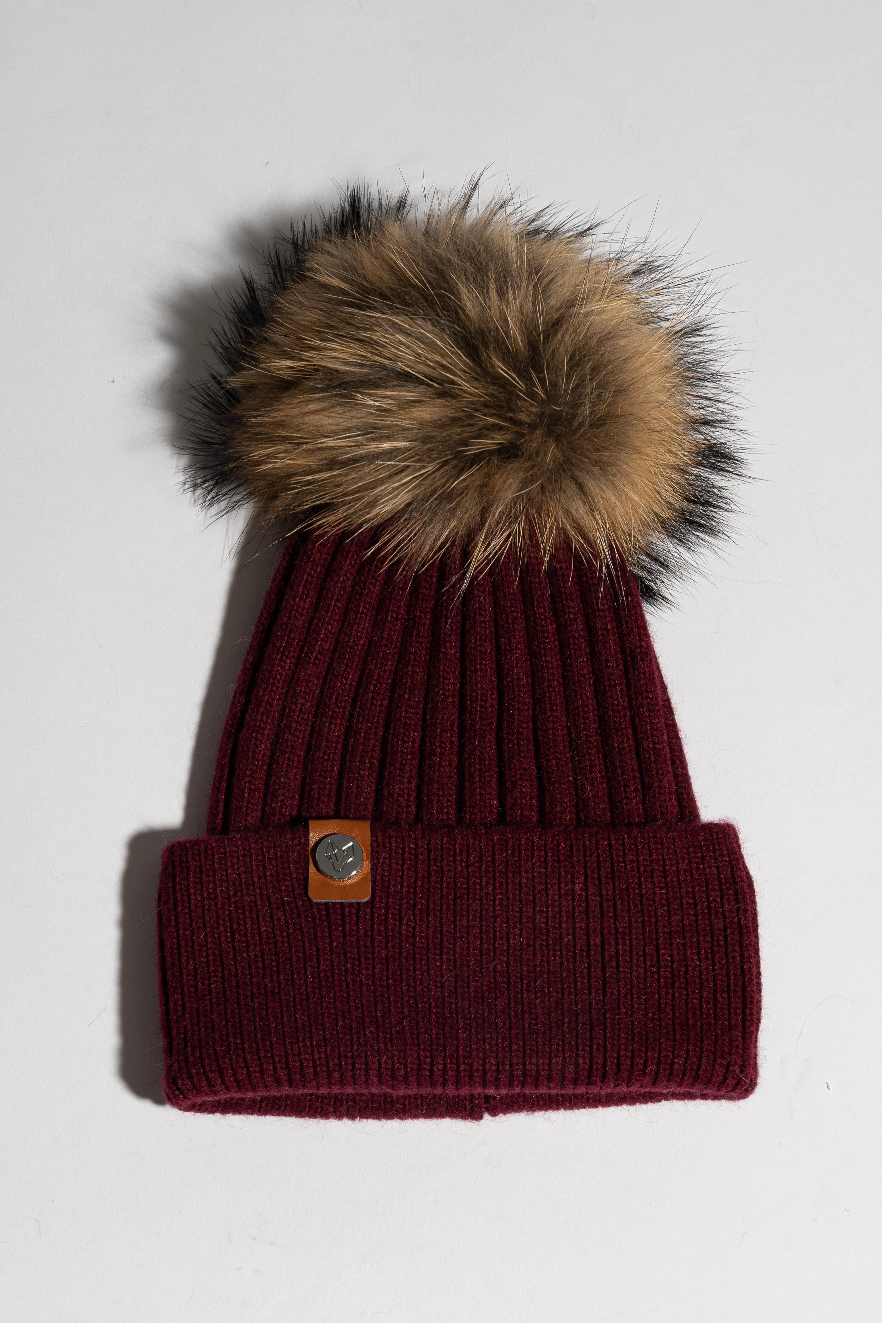 Harley Pom Pom Hat - Wine