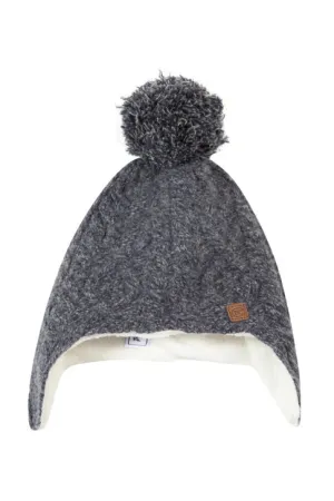Hat - Ink cable knit