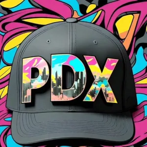 HATS-Streetwear-Cityscape.2: PDX-Cityscape on Letters