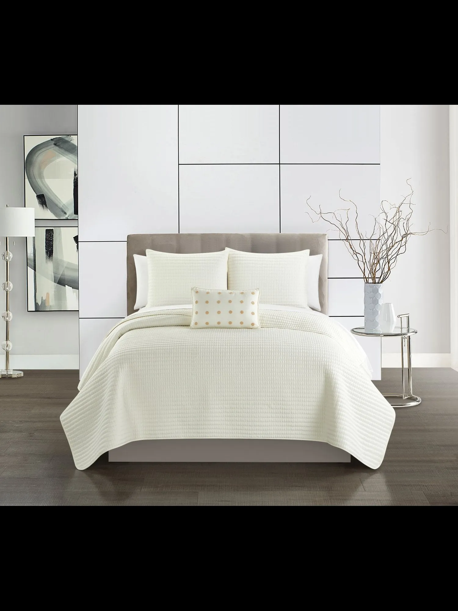 Hayden King-Size 4-Piece Quilt Set - NY&C x Chic Home