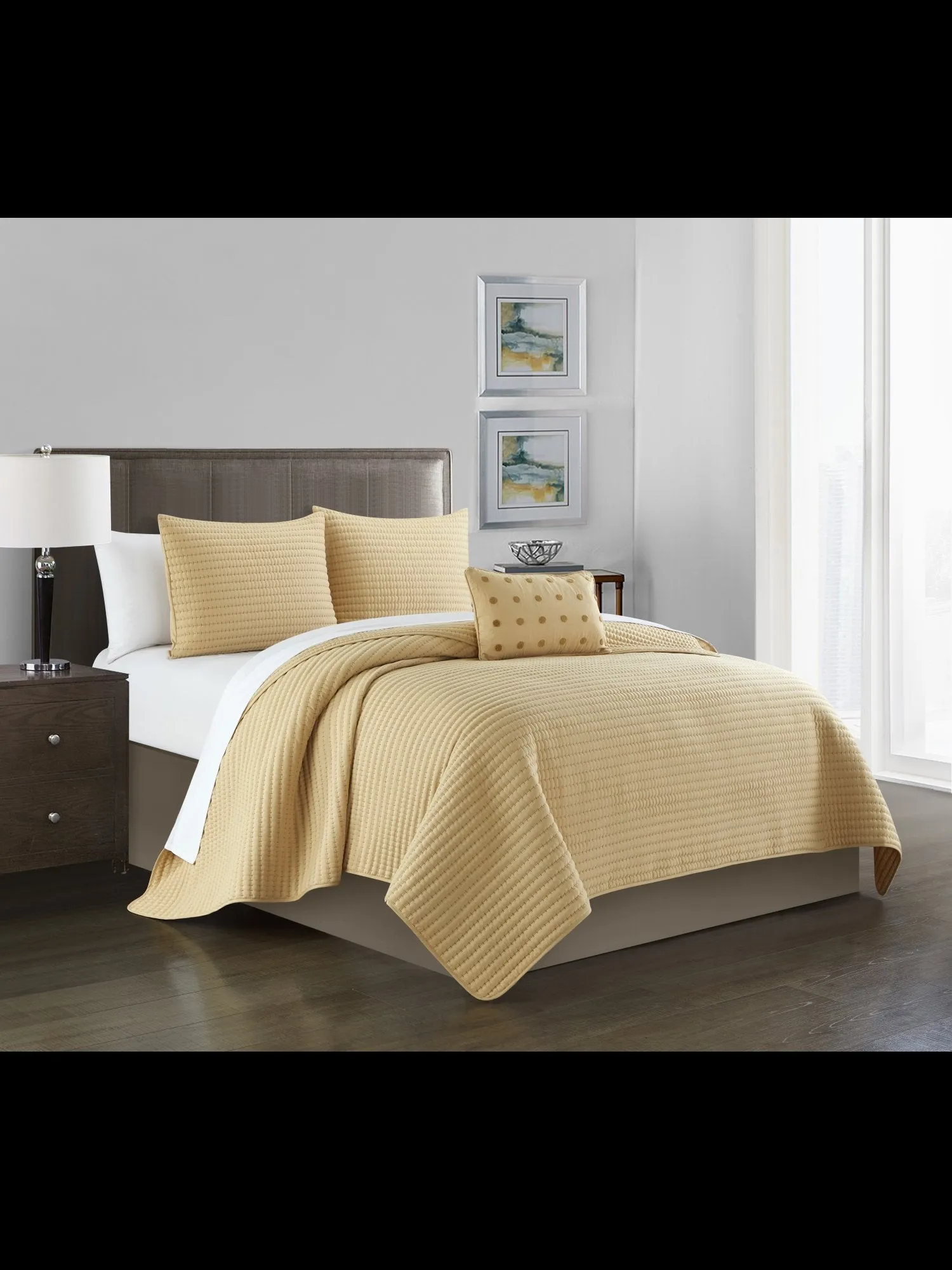 Hayden King-Size 4-Piece Quilt Set - NY&C x Chic Home