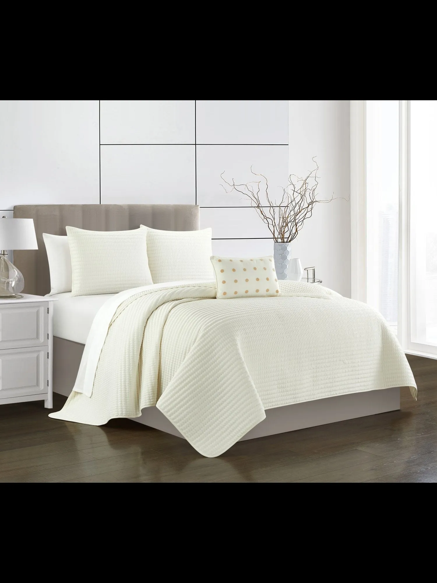 Hayden King-Size 4-Piece Quilt Set - NY&C x Chic Home