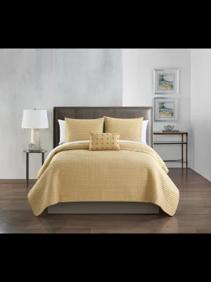 Hayden King-Size 4-Piece Quilt Set - NY&C x Chic Home