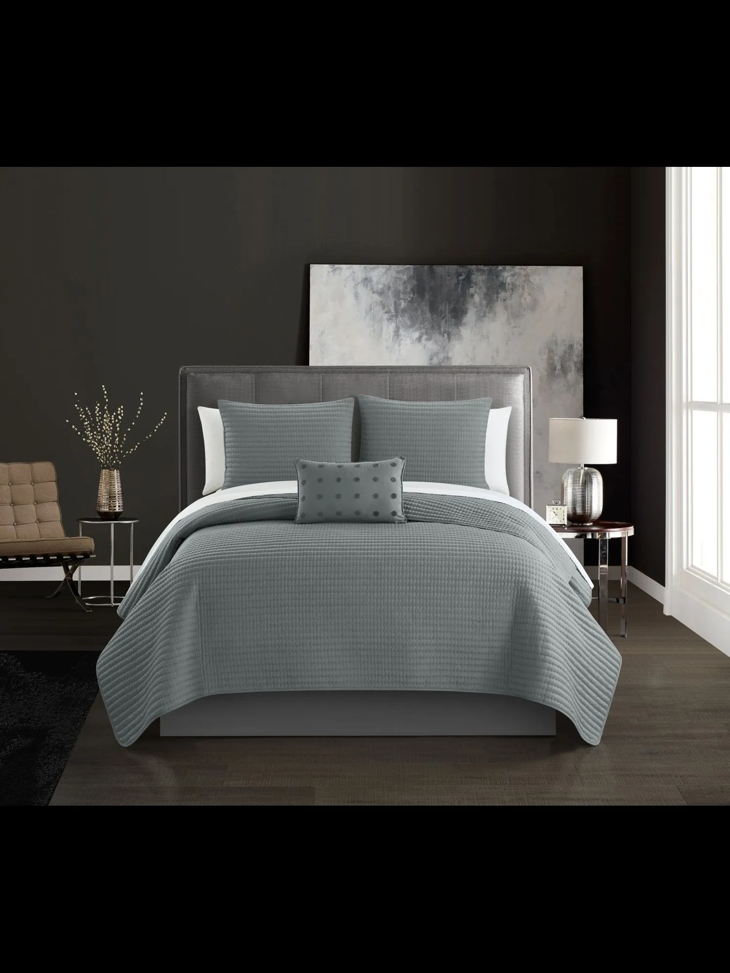 Hayden King-Size 4-Piece Quilt Set - NY&C x Chic Home