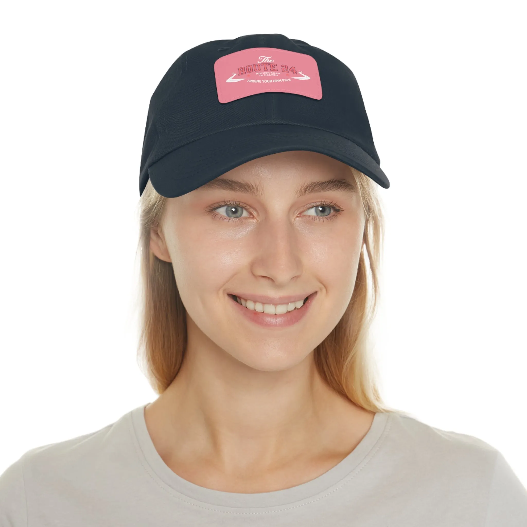 Heaven Road Hat with Leather Patch (Rectangle)  - EmpressKorea