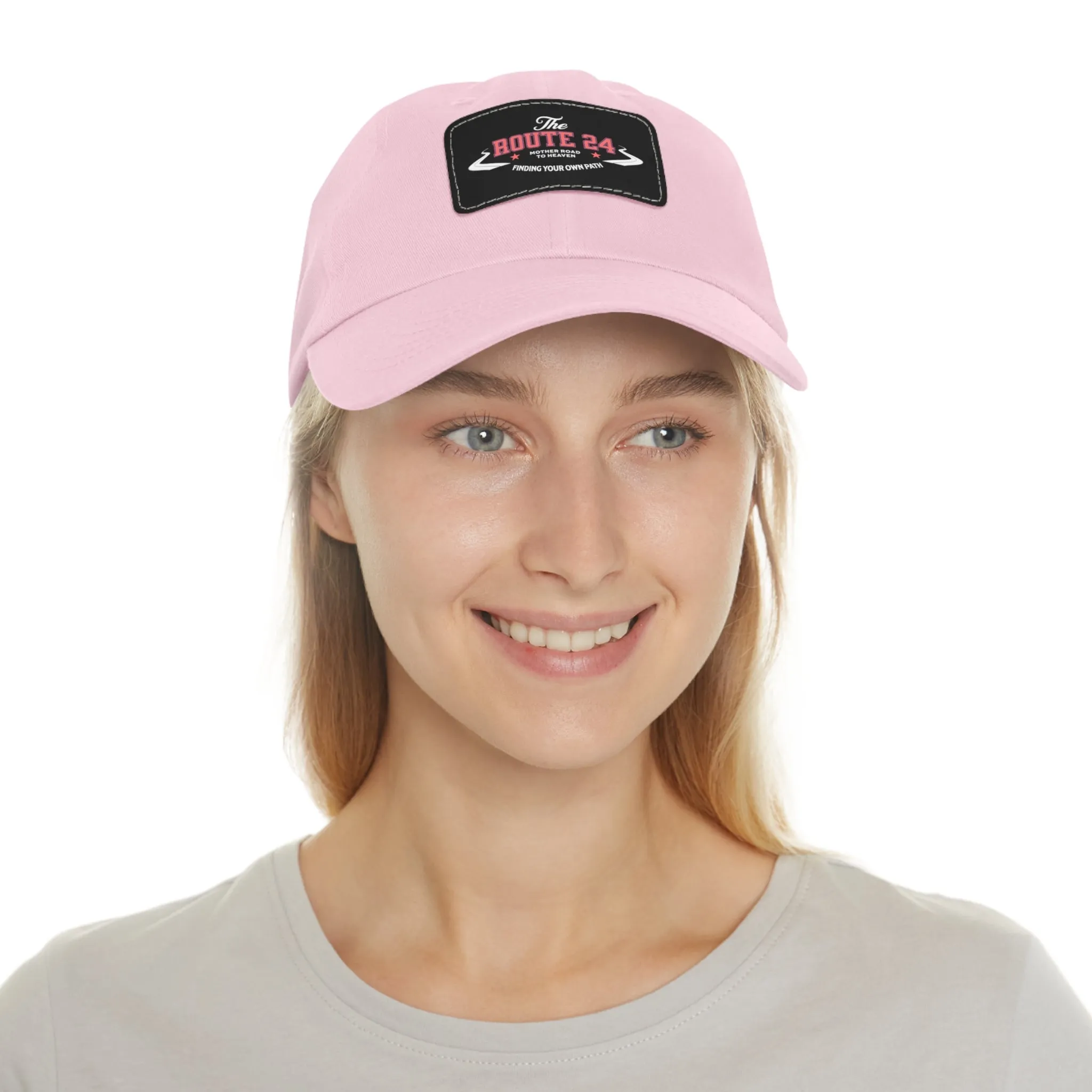 Heaven Road Hat with Leather Patch (Rectangle)  - EmpressKorea