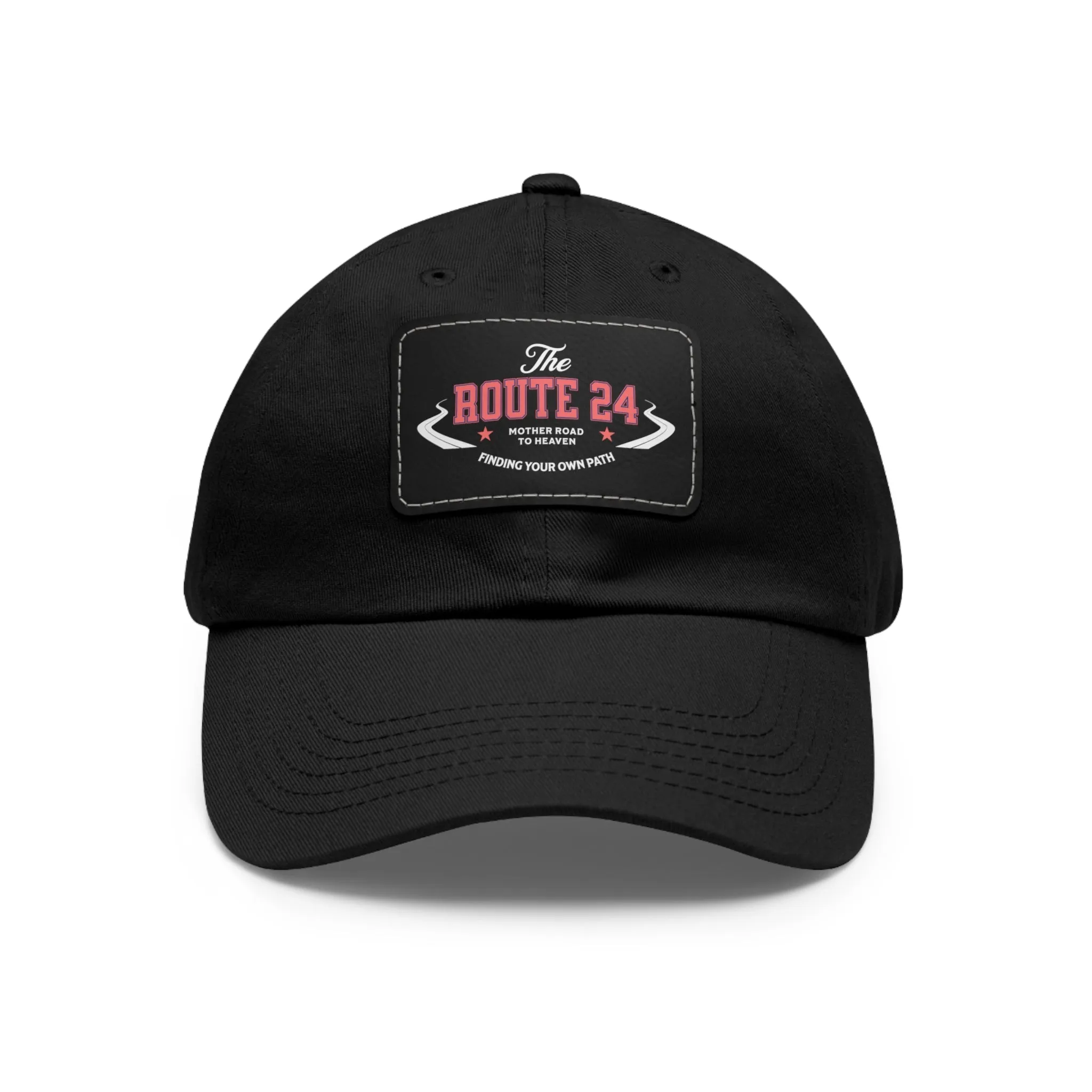 Heaven Road Hat with Leather Patch (Rectangle)  - EmpressKorea