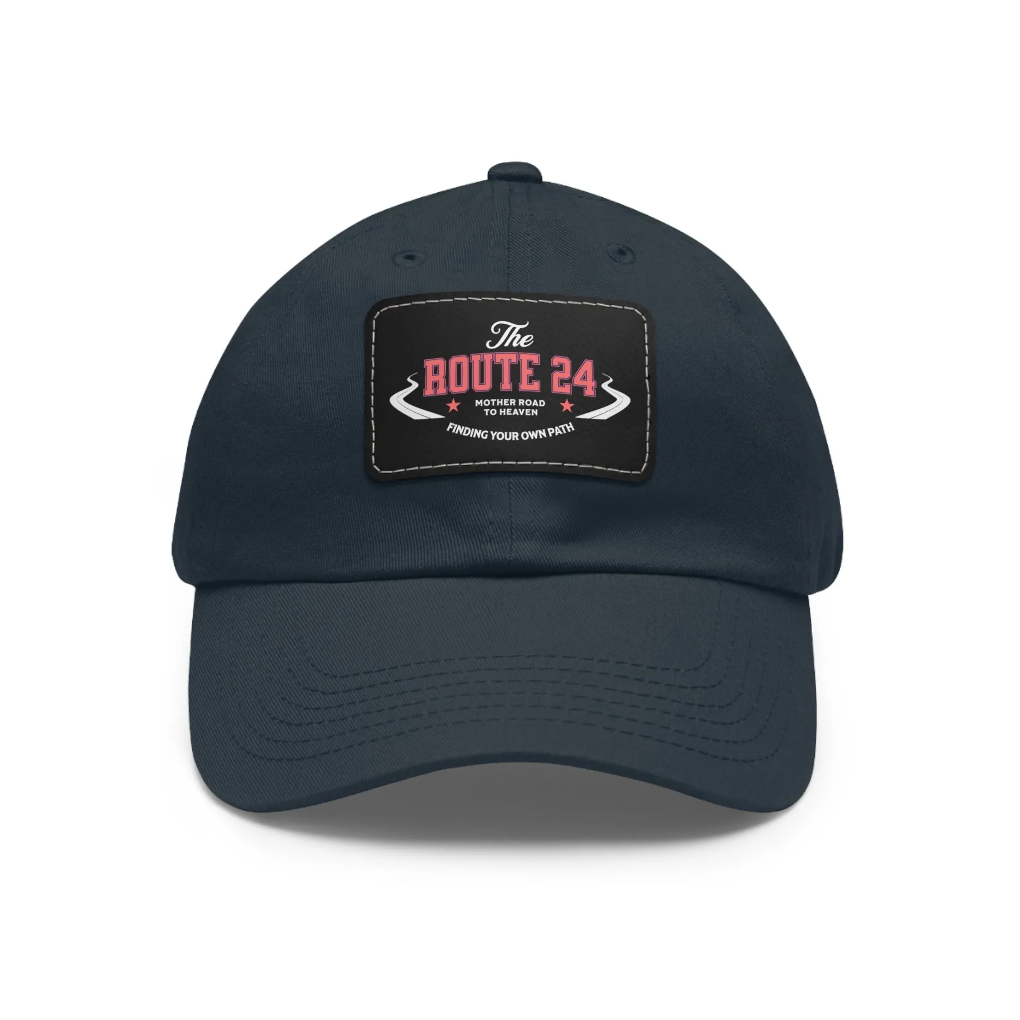 Heaven Road Hat with Leather Patch (Rectangle)  - EmpressKorea