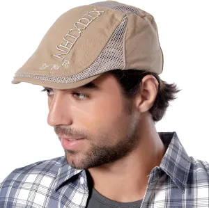 HLLMAN Cabbie Hats for Men Summer,Cotton Beret Newsboy Hat Ivy Gatsby Adjustable Flat Cap Beret for Driving