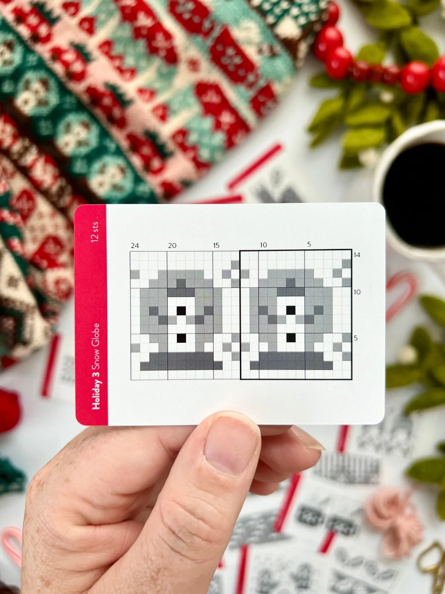 Holiday 3 Doodle Deck: Knitting Chart & Stitch Dictionary cards