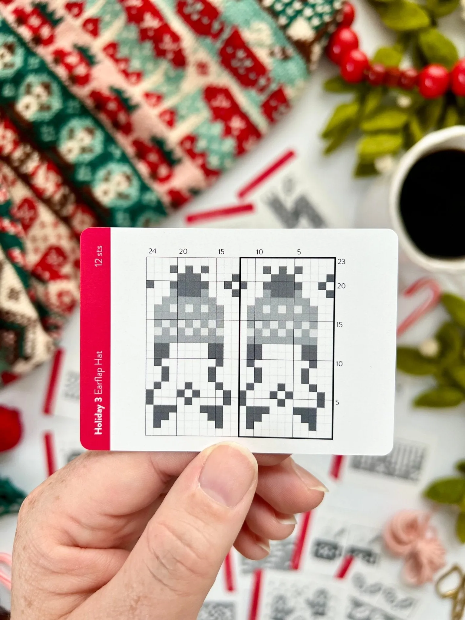 Holiday 3 Doodle Deck: Knitting Chart & Stitch Dictionary cards