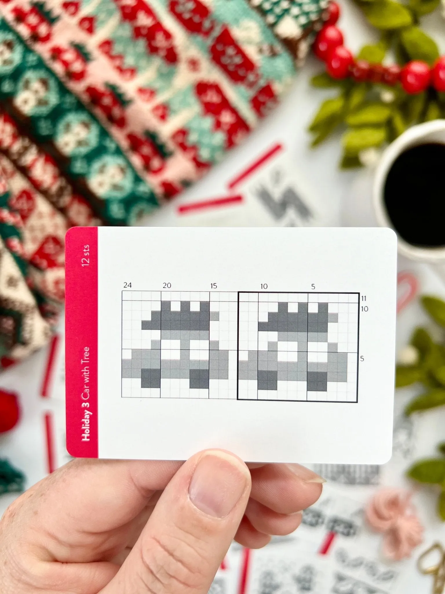 Holiday 3 Doodle Deck: Knitting Chart & Stitch Dictionary cards