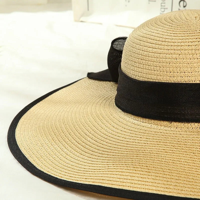 Hollywood Vintage Style Floppy Summer Hats with Bow
