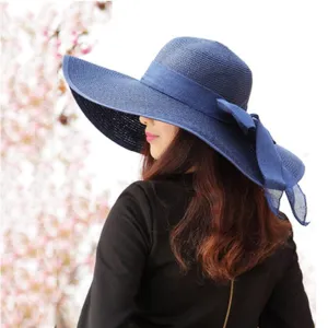 Hollywood Vintage Style Floppy Summer Hats with Bow