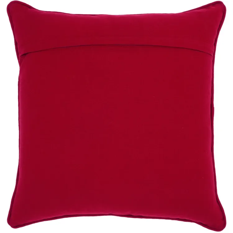 Home For The Holiday Dachshunds in Sweaters 18" x 18" Throw Pillow