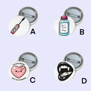 Hot Girl Pin Badge Bundle