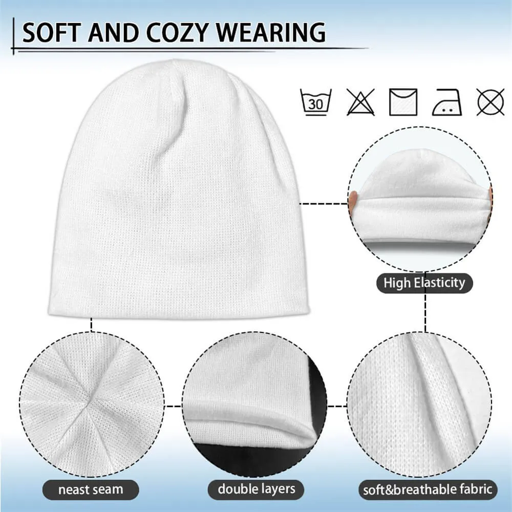 How Snowflakes Are Really Made Santa Warm Knitted Beanies Hat