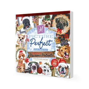 Hunkydory Christmas Pawsome Portraits Picture Perfect Paper Pad 8"x 8"