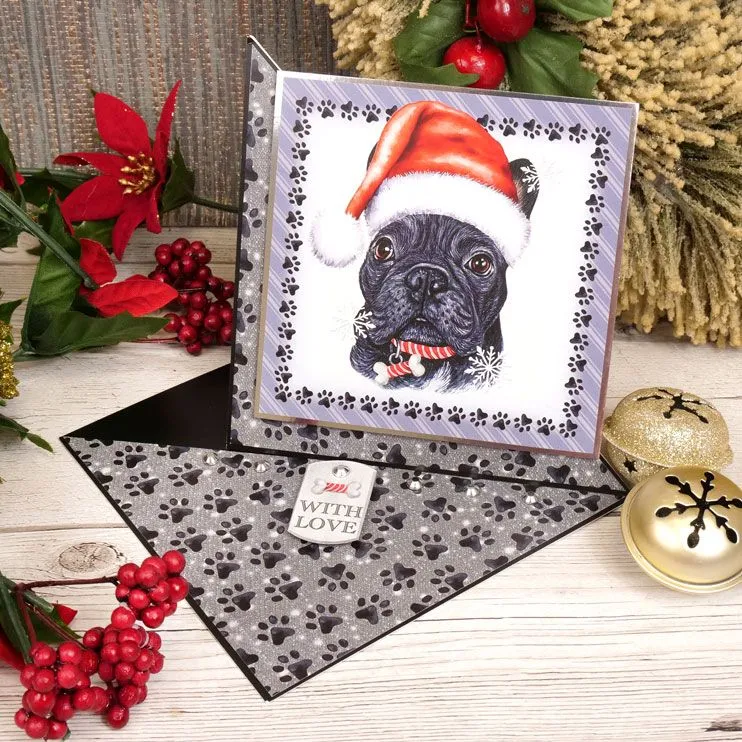 Hunkydory Christmas Pawsome Portraits Picture Perfect Paper Pad 8"x 8"