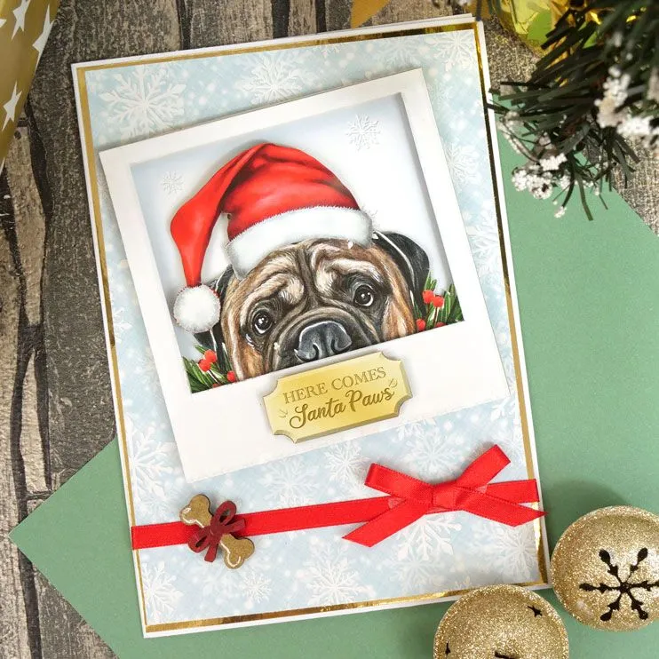 Hunkydory Christmas Pawsome Portraits Picture Perfect Paper Pad 8"x 8"