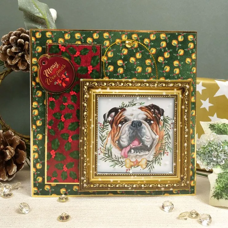 Hunkydory Christmas Pawsome Portraits Picture Perfect Paper Pad 8"x 8"
