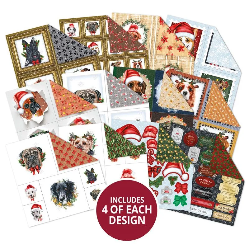 Hunkydory Christmas Pawsome Portraits Picture Perfect Paper Pad 8"x 8"